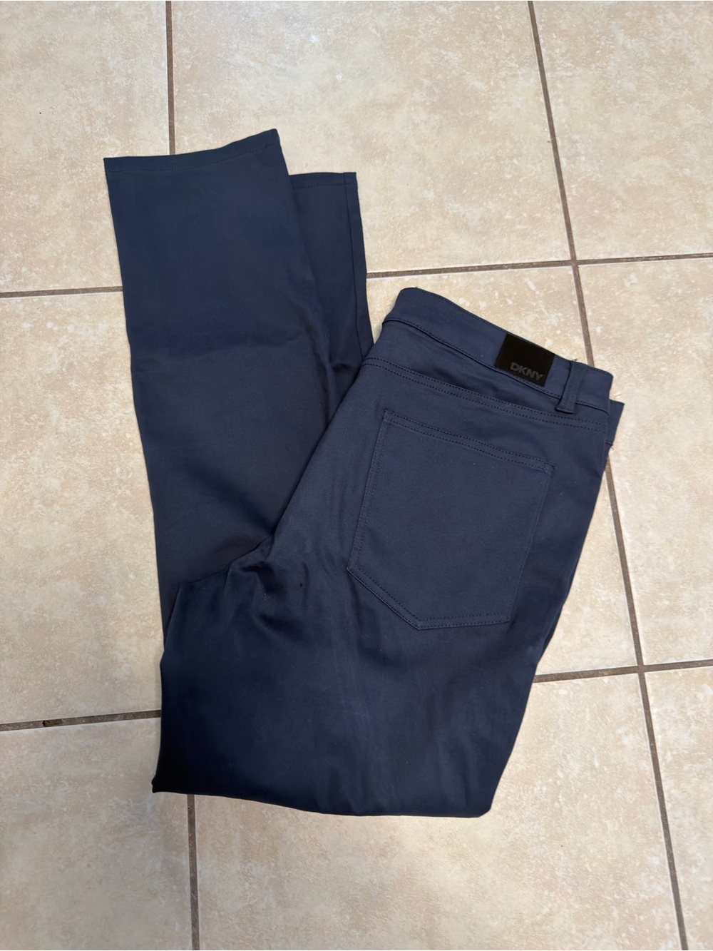 DKNY Men's Navy Slim Straight Jeans